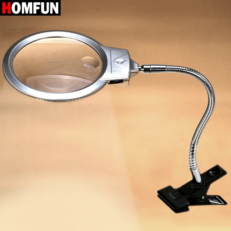 HOMFUN Daimond живопись полный 5D квадратный/круглый светодиодный увеличительное