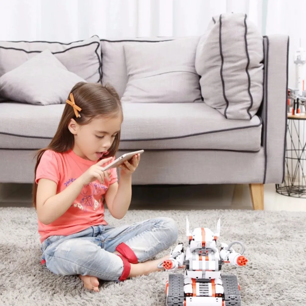 Xiaomi Mitu Robot Tank Mecha Crawler Base Building Block Version Controll By Smartphone Mihome | Электроника