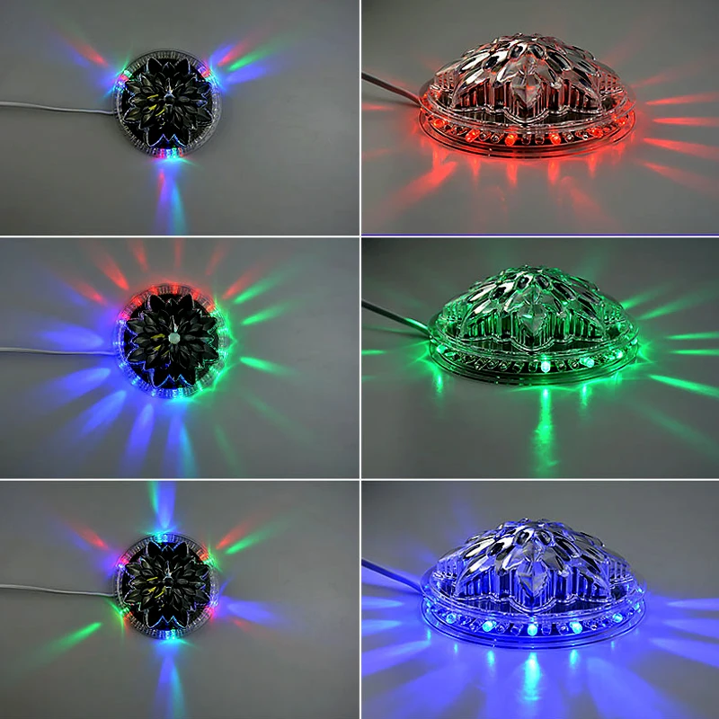 Сценический светильник для дискотеки 48 светодиодов автоматический вращающийся