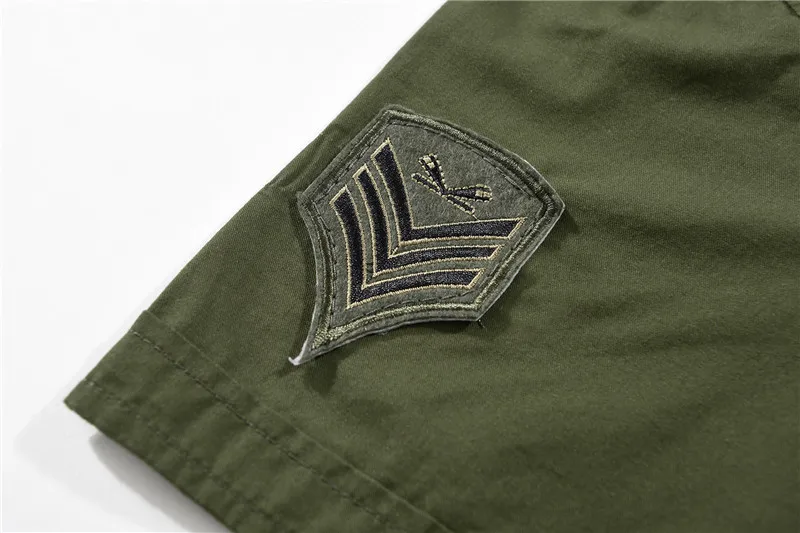 

MORUANCLE Mens Casual Flight Bomber Cargo Shirts Short Sleeve Air Force Tactical Shirts With Epaulets Military Style Size M-5XL