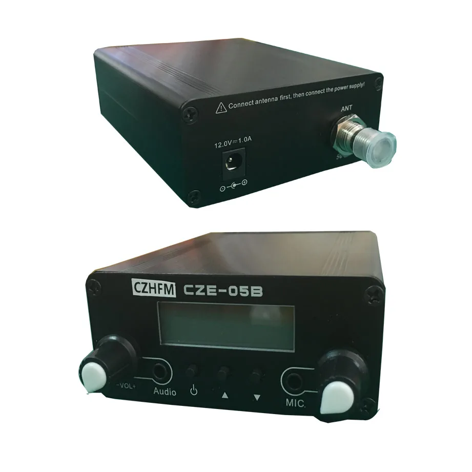 

CZE-05B czh-05b 0.5w Fm transmitter PLL 76-108Mhz radio Broadcast rubber antenna kit