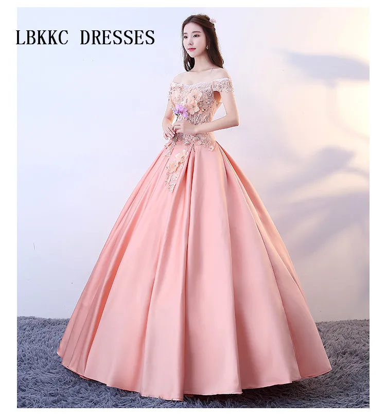 Коралловое бальное платье для девушек атласное 15 лет 2018|vestidos para quinceaneras|quinceanera ball