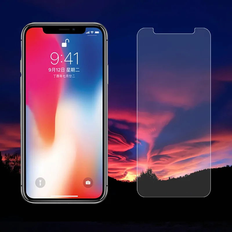 5PCS 10PCS For Glass iphone X XR XS MAX Screen Protector Tempered On the iPhone 7 8 Plus 6 S 5 5S Phone Film | Мобильные телефоны и