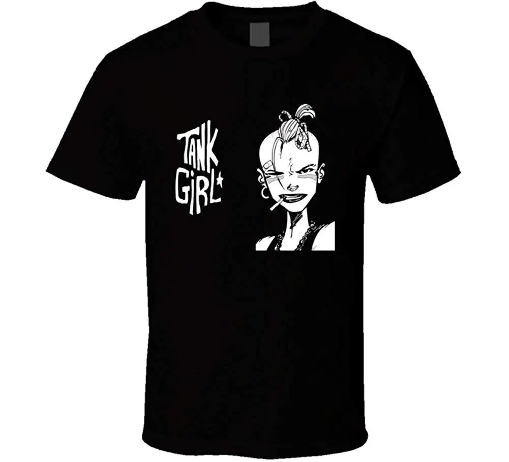 

The Village T Shirt Shop Tank Girl Retro Cult Movie T-Shirt Men Adult Slim Fit T Shirt S-XXxl Shirts For Men
