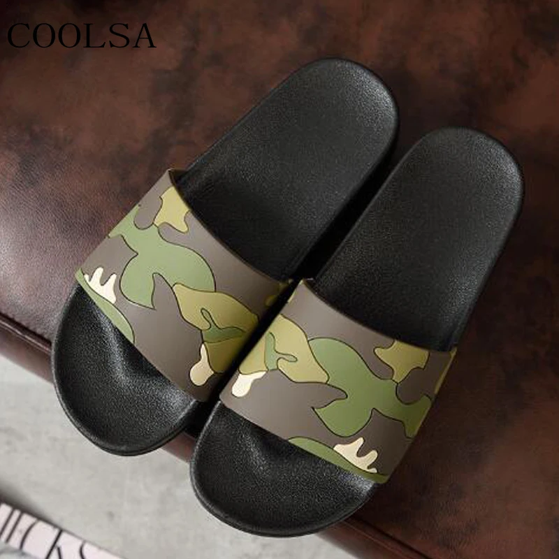 Мужские летние камуфляжные Вьетнамки Домашние шлепанцы на нескользящей подошве