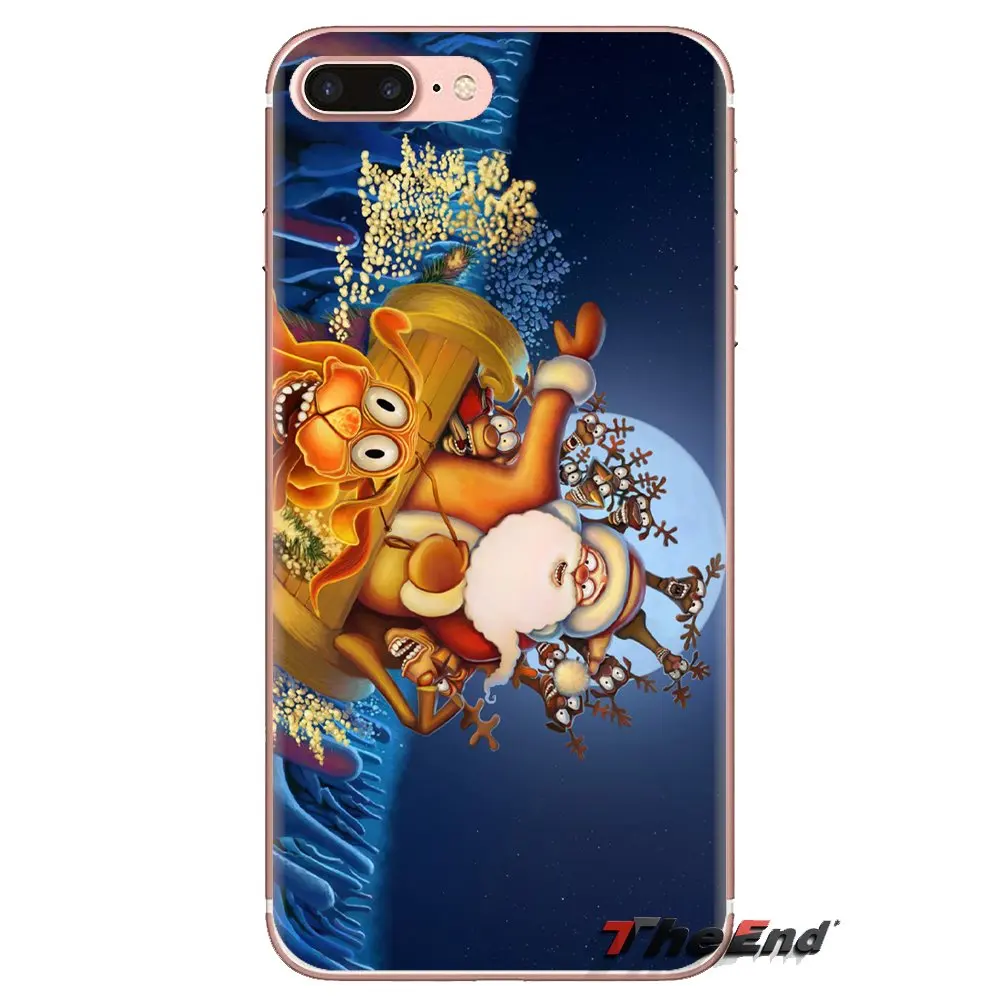Merry Christmas Santa Claus Snowman Silicone Phone Case Cover For Huawei Mate Honor 4C 5C 5X 6X 7 7A 7C 8 9 10 8C 8X 20 Lite Pro |