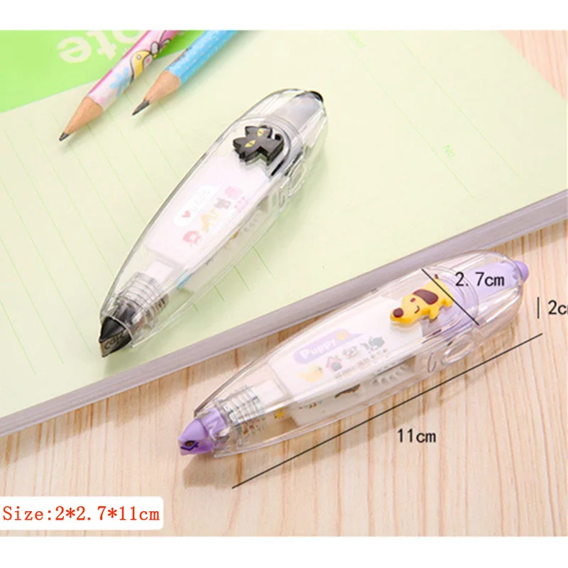 Милые Животные декоративные Коррекционные Ленты Kawaii корректор для Школы