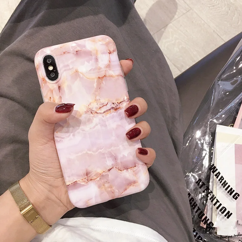 Блестящие Чехлы под мрамор из золотой фольги для iPhone X XS XR 11 Pro Max 3D Bee Мягкий ТПУ чехол для iPhone 7 8 6S Plus блестящая задняя крышка Fundas