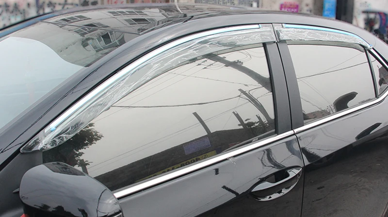 Для Toyota Corolla E170 Sedan 2013 2017 автомобильный оконный козырек Защита от солнца и дождя