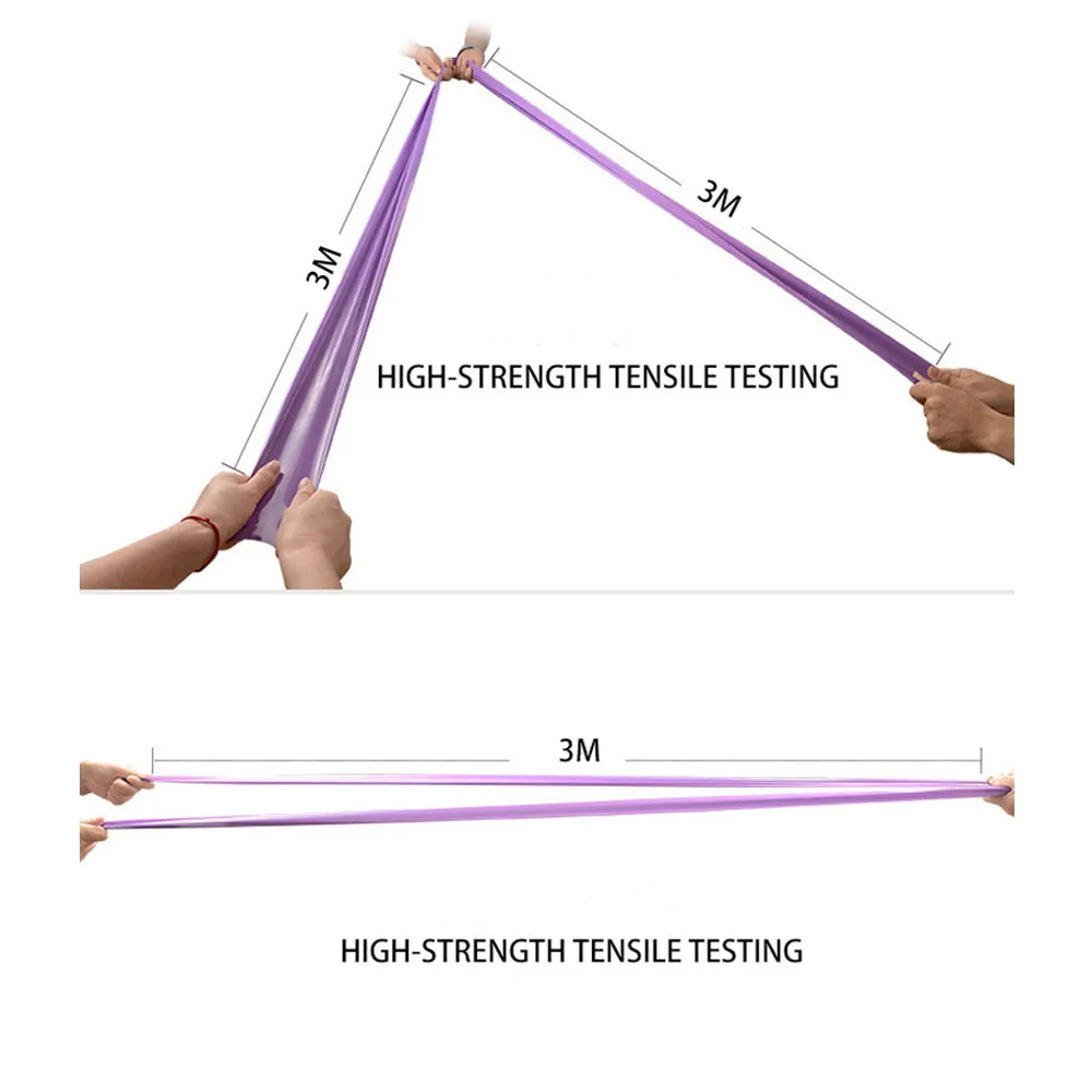 1pcs elastic band Fitness shaping belt Unisex Strength Training Exercise Stretching Pilates Lac Yoga Belt | Спорт и развлечения