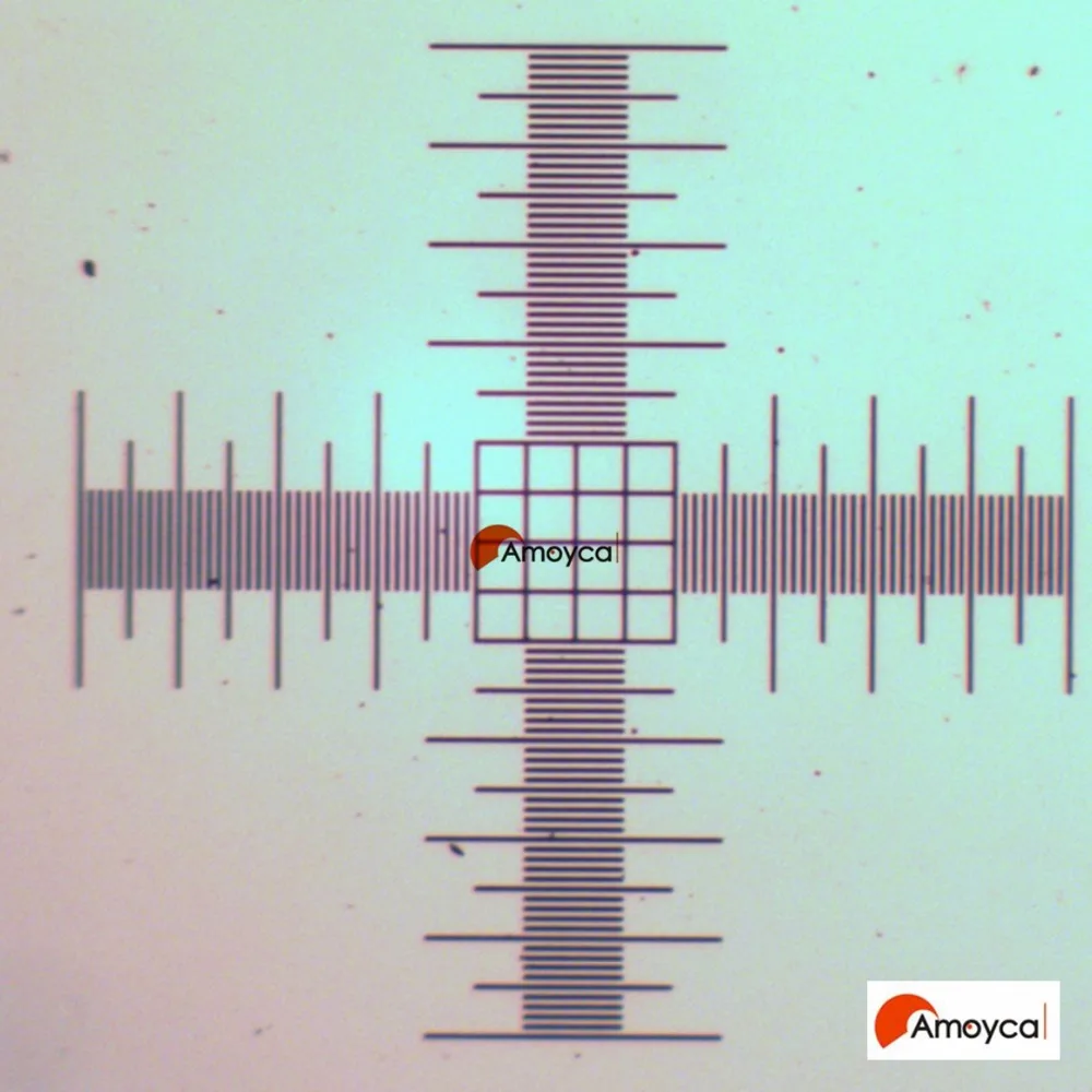 Микроскоп с крестом точкой и калибровкой 0 01 мм