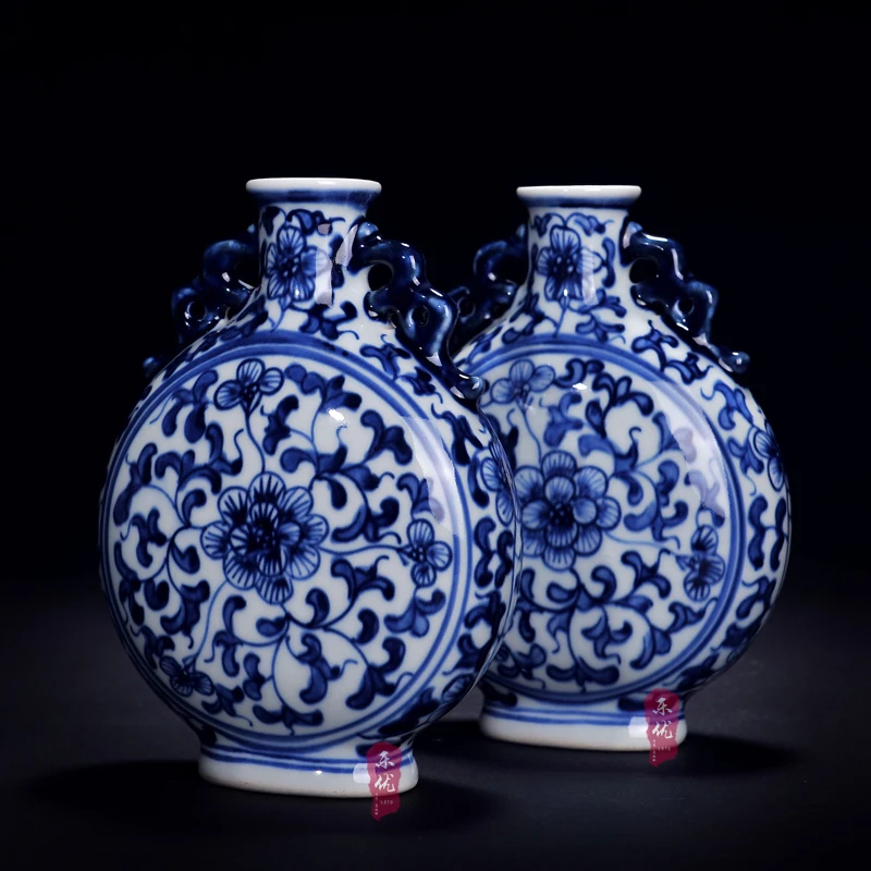 Цзиндэчжэнь керамика фарфоровая ваза мини Ручная роспись современный модный