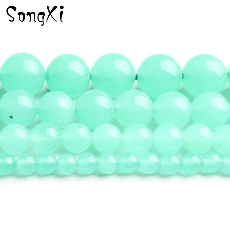 Бусины из натурального камня для браслета Chrysoprase круглые австралийские бусины