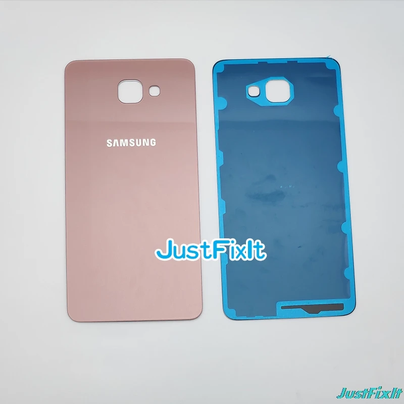 Для SAMSUNG Galaxy A9 2016 A910 A900F A910F Задняя крышка батареи Дверь стеклянная Корпус чехол