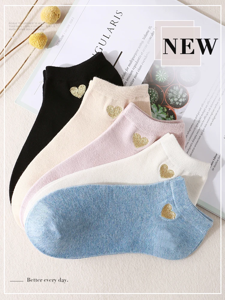 Модные зимние носки в Корейском стиле из хлопка розового цвета Сезон осень