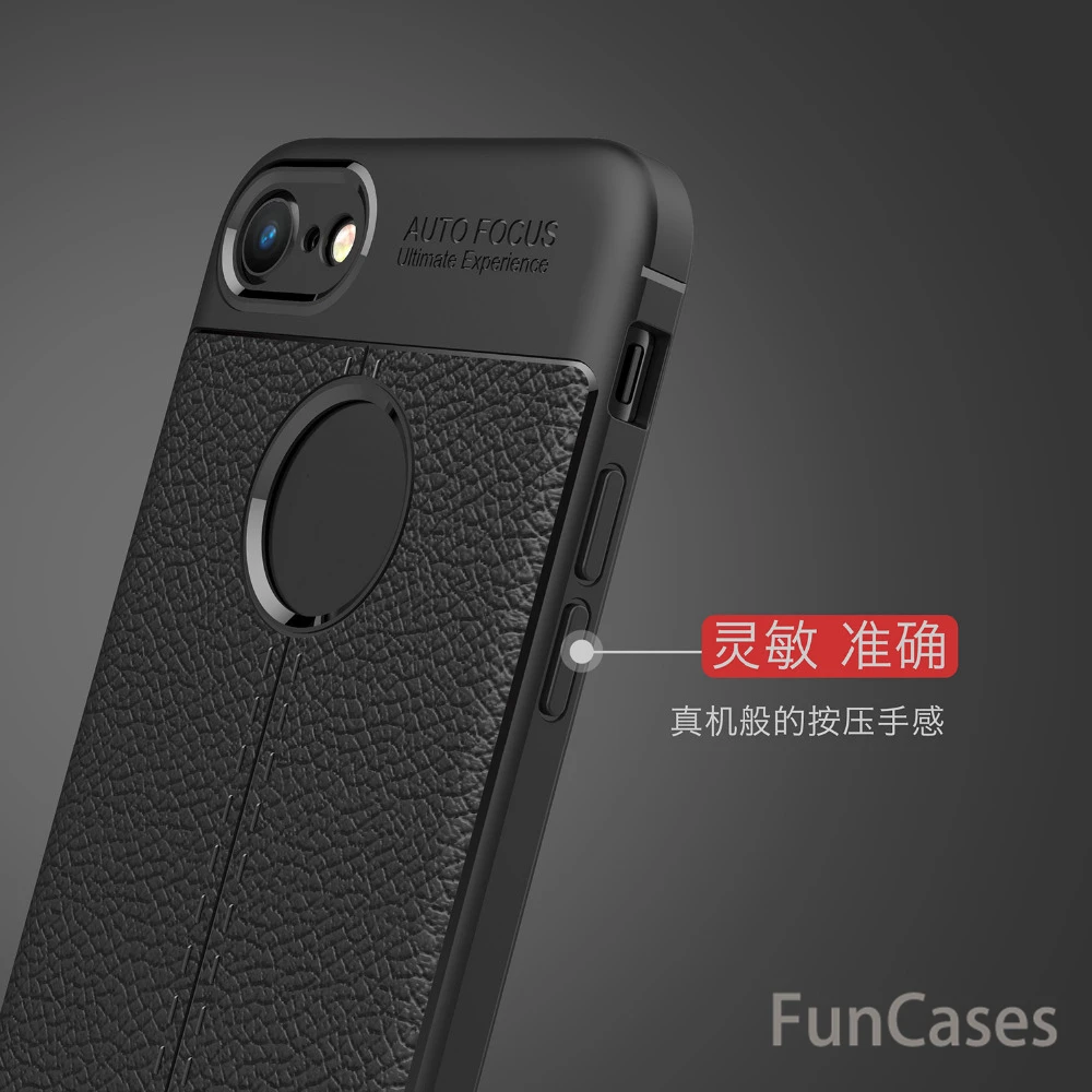 PU Leather Back Case For iPhone 7 Soft TPU Luxury Cover Shockproof Mobile Phone Cases Silicone Shell Apple cases | Мобильные