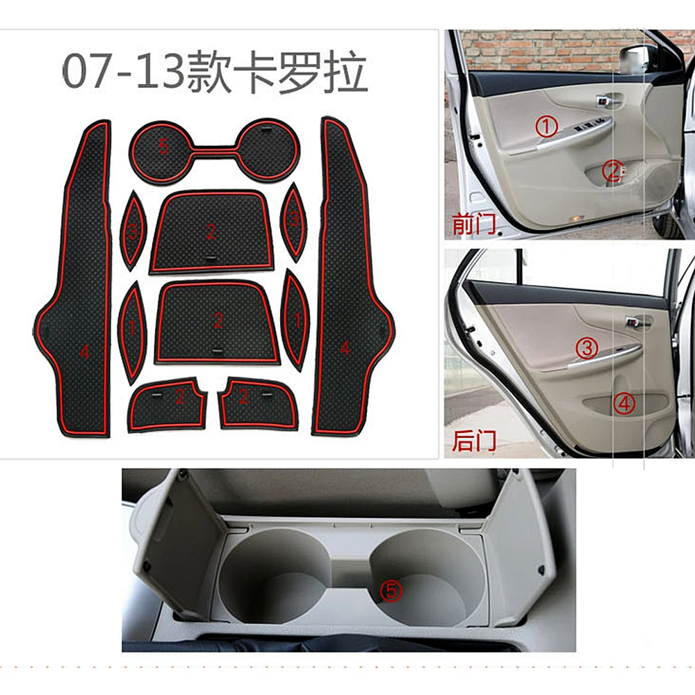 Для Защитные чехлы для сидений сшитые специально Toyota Corolla 2007 2008 2009 2010 2011 2012 2013 на