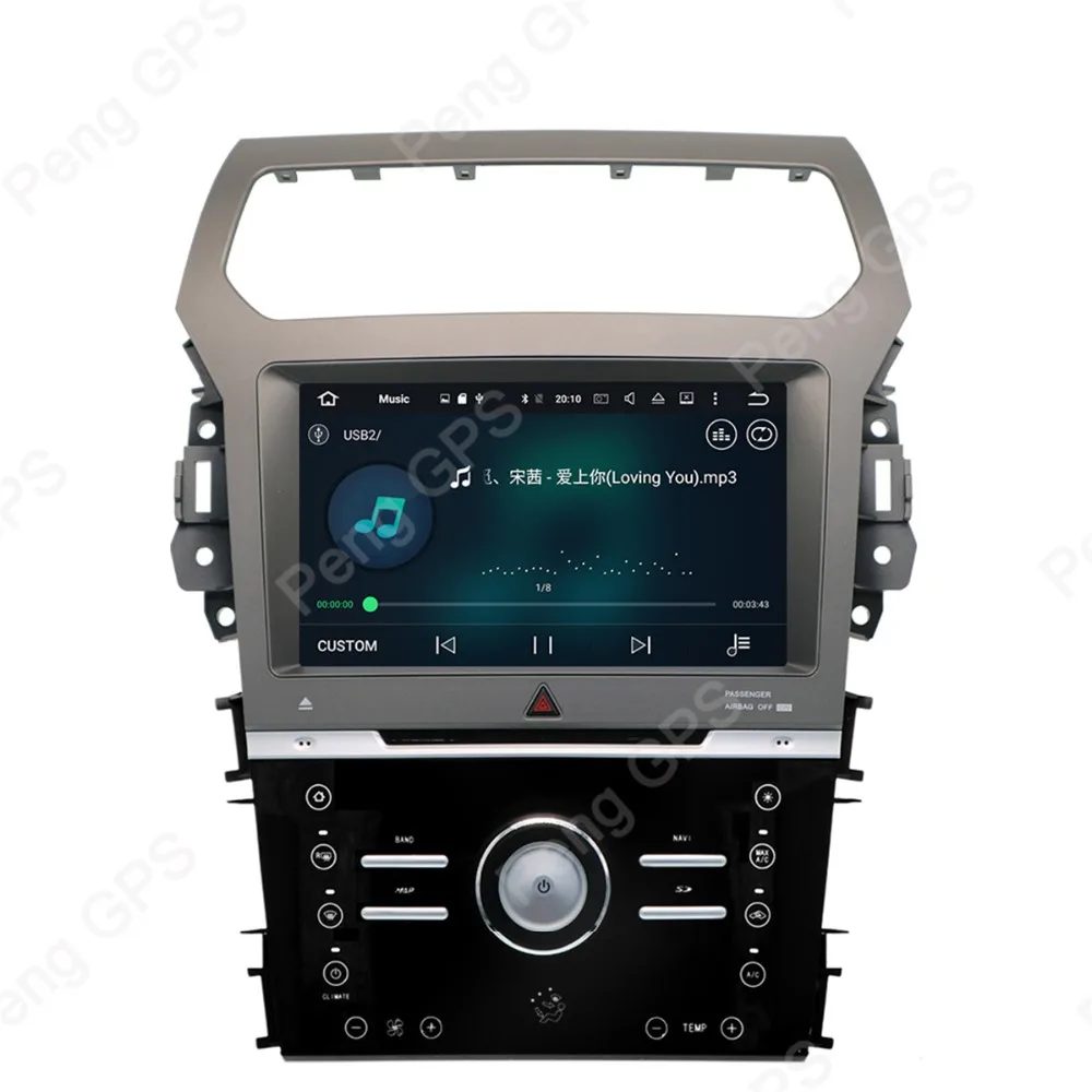 DVD плеер для Ford Explorer 2011 2016 GPS навигация автомагнитола IPS экран 2 Din 9 дюймов