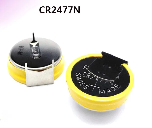 CR2477N CR2477 3V 950 мА/ч, литий-ионный аккумулятор с высокой температурой T кнопочная литиевая литий-ионная аккумуляторная батарея 3pin ног средства ухода за кожей стоп ног свадебные