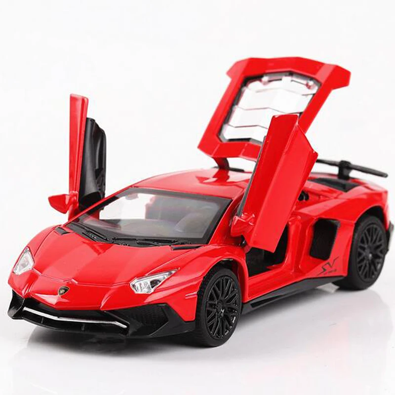 1:32 LP740 литой автомобиль Lambo металлический сплав Игрушечная модель автомобиля