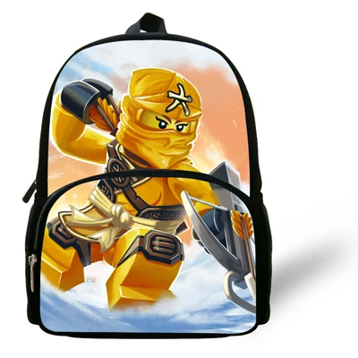 7B618 12 дюймов для малышей Mochila, Детская популярная школьная сумка с мультипликационным принтом, Модный маленький рюкзак Ninjago для маленьких мальчиков и девочек, детская сумка - Цвет: 7B618