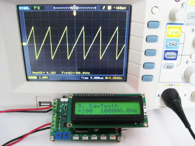 

Free Shipping! New version 8M DDS Function Signal Generator Signal source 60M frequency meter module