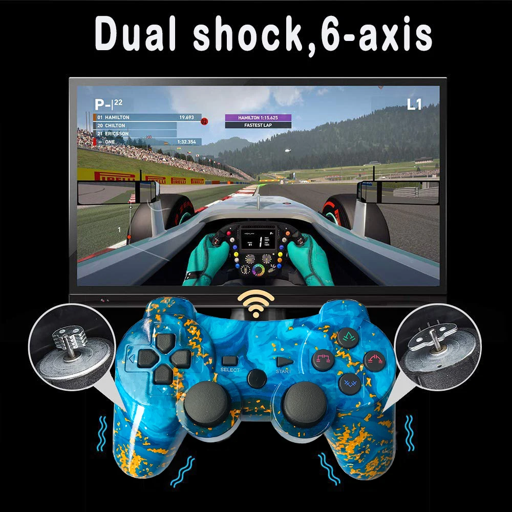 Беспроводной Bluetooth контроллер для Sony PS3 100% G Dualshock4 вибрационный джойстик геймпад