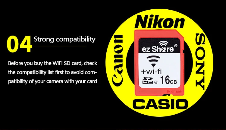 Бесплатная доставка ezshare EZ share micro sd адаптер wifi беспроводной 8 г 16 32 карта памяти TF