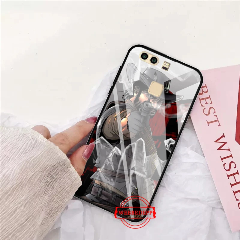 WEBBEDEPP Горячая Red Dead Redemption 2 Стекло чехол для Huawei P10 lite P20 Pro P30 P Smart honor 7A 8X 9 10 Y6 Mate