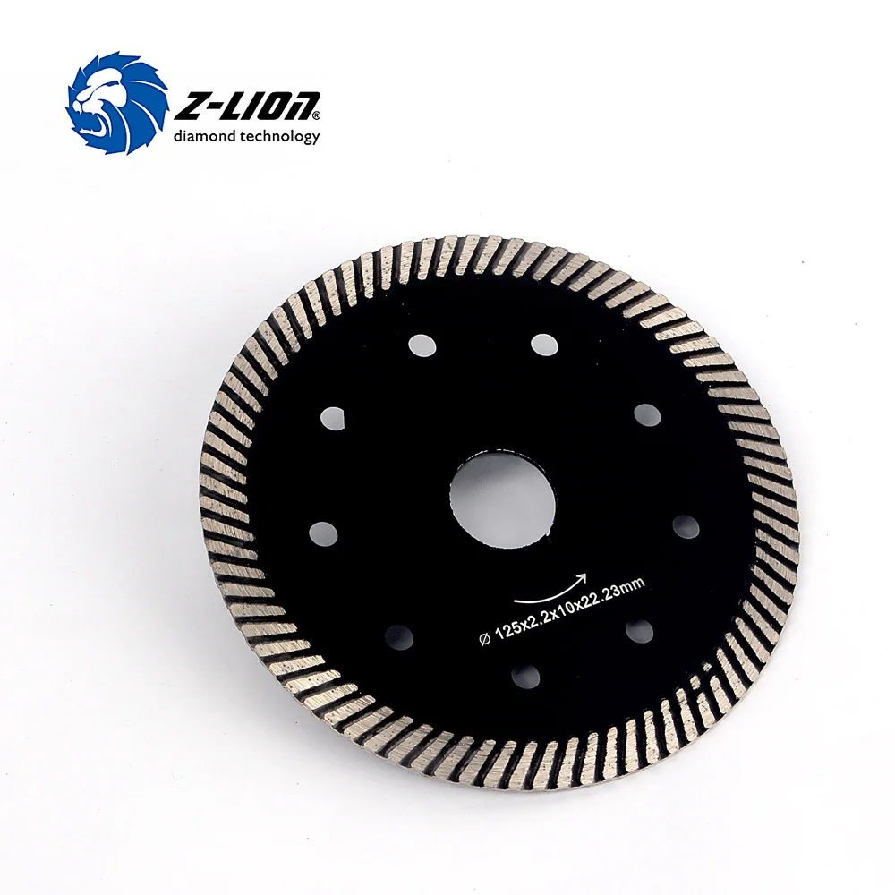 Бриллиантовое лезвие для сухой резки гранита песчаника 5 шт./лот Turbo Rim 125 мм