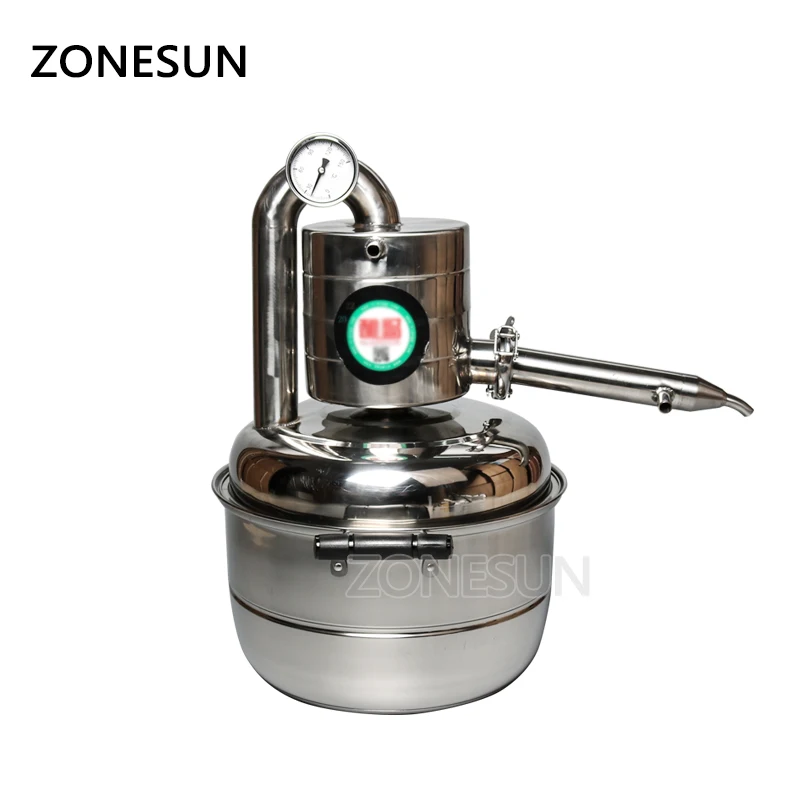 Дистиллятор для вина ZONESUN 10L набор барных принадлежностей эфирного масла бойлер