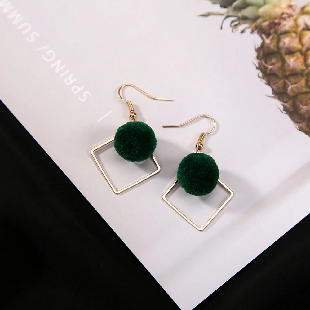 2019 новые темпераментные серьги-подвески в виде геометрических шариков модные