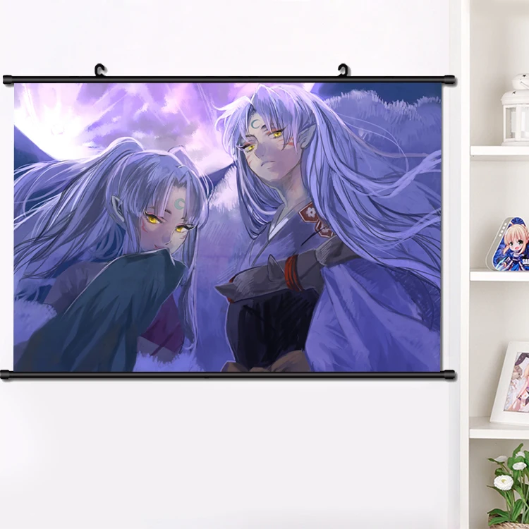 Inuyasha Sesshoumaru Higurashi Кагоме Kikyou Косплэй наклейки на стену панно настенные подвесные