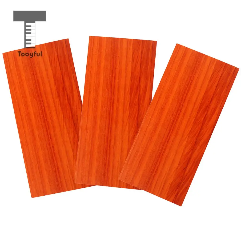 

3pcs Guitar Head Veneer Guitar Part Rosewood Luthier Work DIY Supply Durable