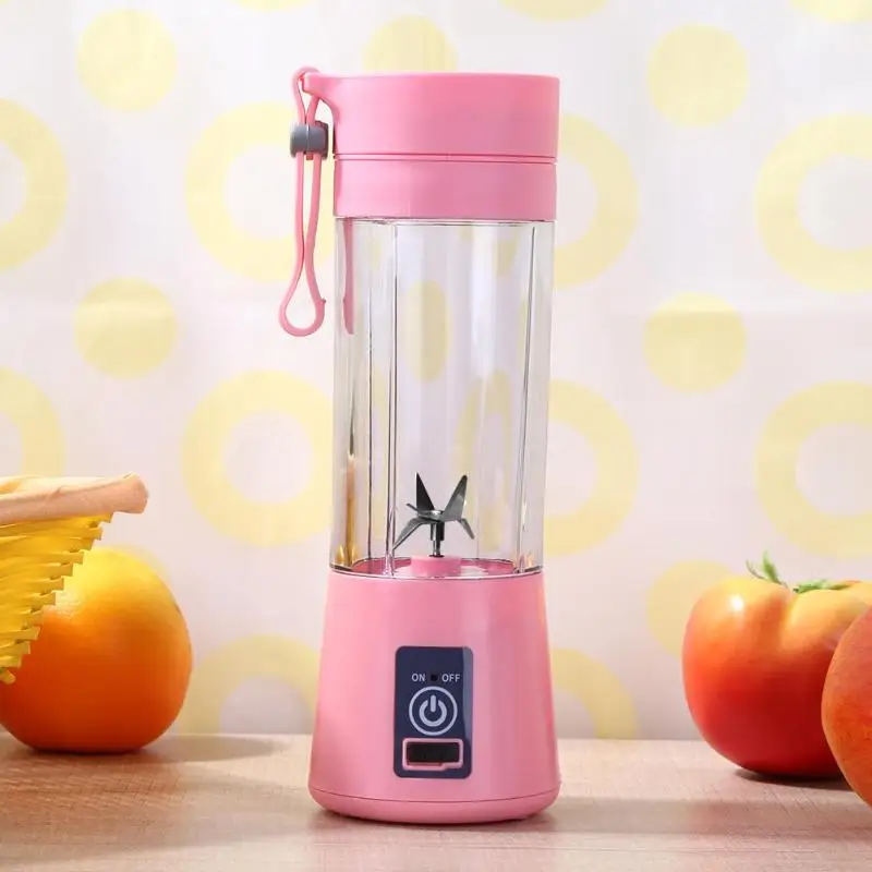 380 ml лезвия Mini USB Перезаряжаемые Портативный электрическая соковыжималка для