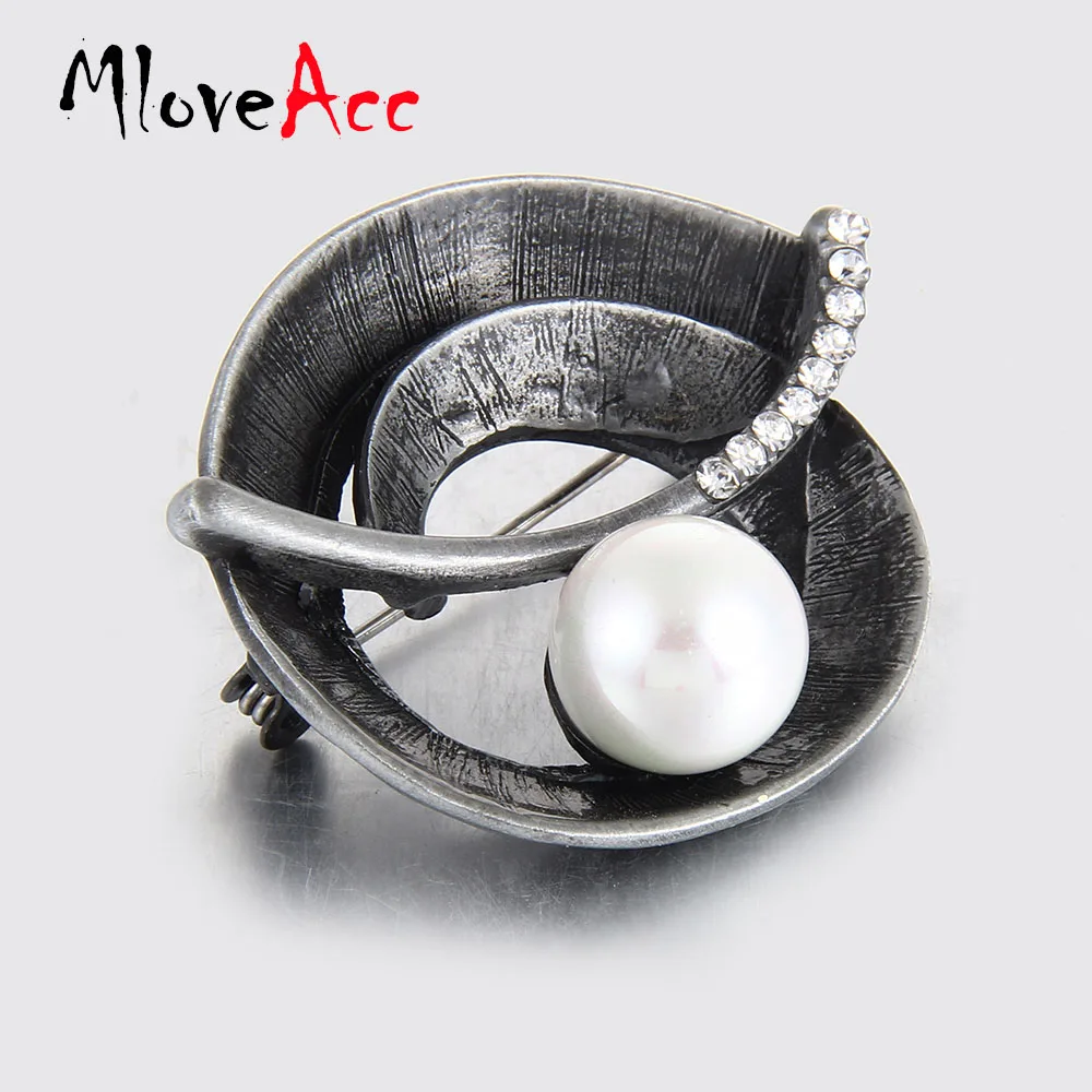 MloveAcc уникальный дизайн Геометрическая Женская Брошь винтажная искусственная