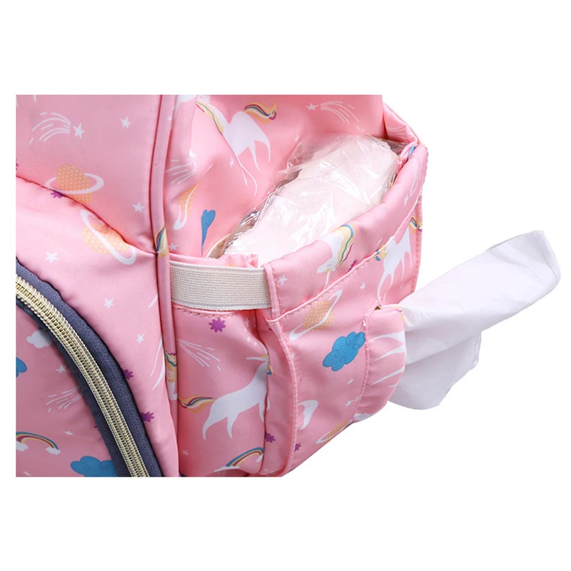 Водонепроницаемая сумка для подгузников с принтом единорога|changing baby bag|nappy bagsdiaper