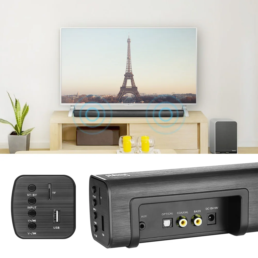 Shunpad N S08H беспроводной Bluetooth Саундбар динамик телевизор Сабвуфер Звук 4 полный