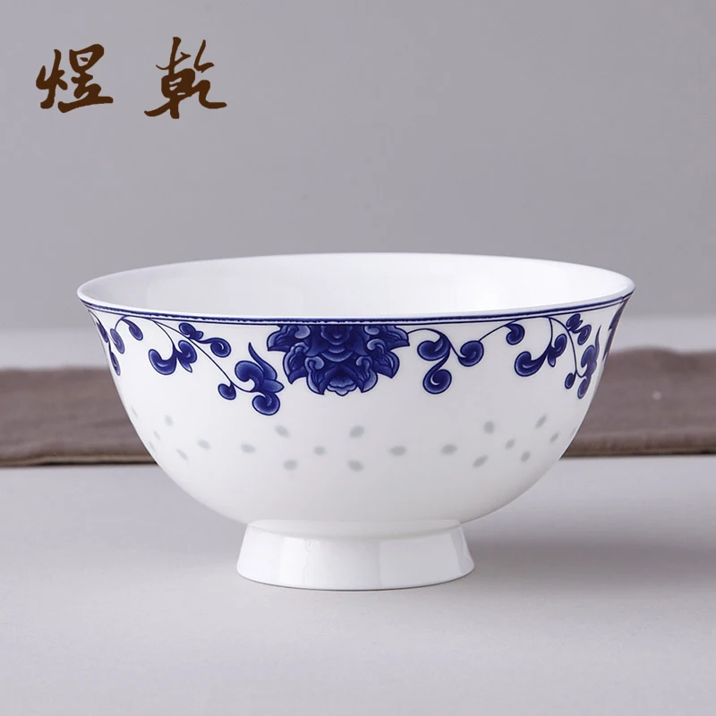 Yuqian китайский Стиль Керамики кухонная посуда 56 шт. 45% костяной фарфор свадебное