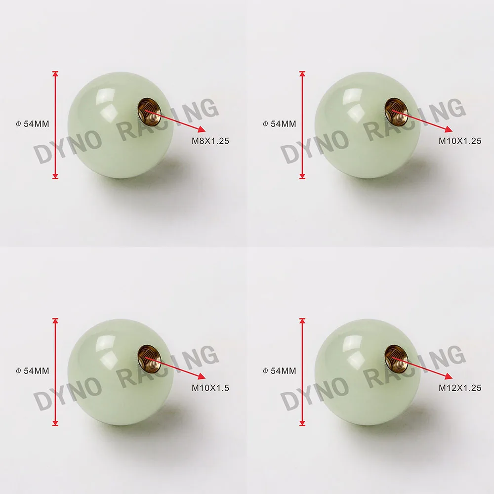 Универсальная автомобильная зеленая ручка переключения передач Dyno JDM для