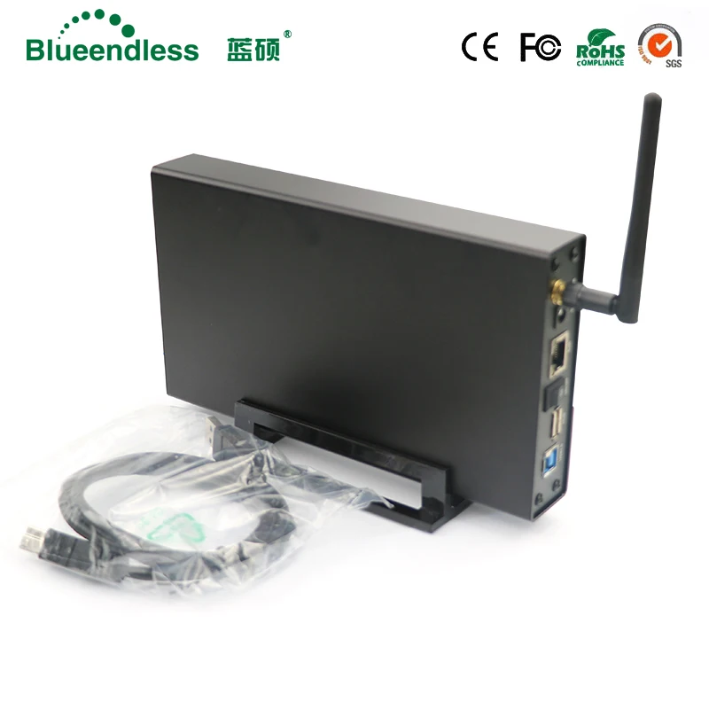 Blueendless Wi-Fi роутер Wifi общий накопитель винты 3," SATA HDD/SSD корпус LAN поделиться RJ45 Ethernet беспроводные устройства