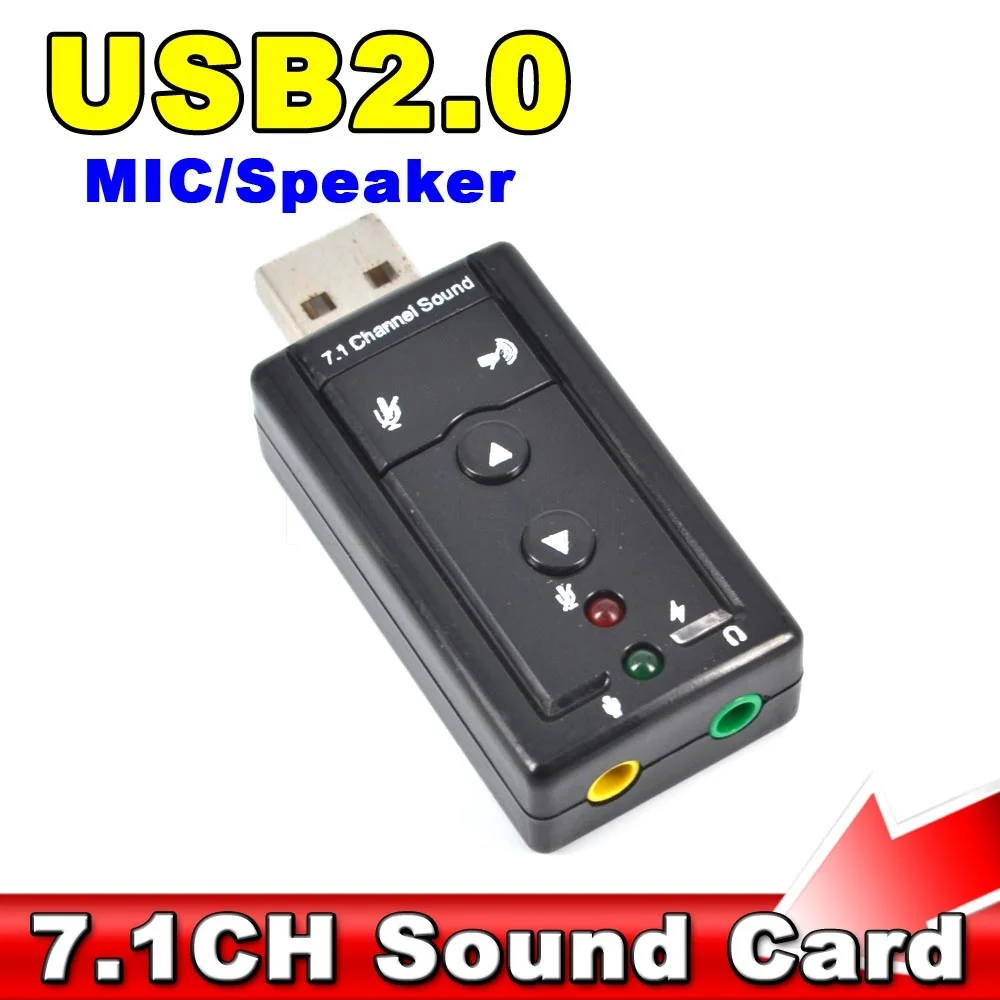 Новинка 2016 внешняя звуковая карта USB адаптер горячего звука для динамиков аудио