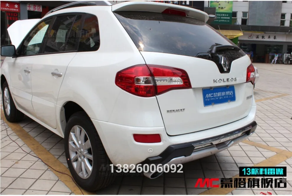 Защита переднего и заднего бампера для Renault Koleos 2012 2013 Высокое качество авто бампер пластина