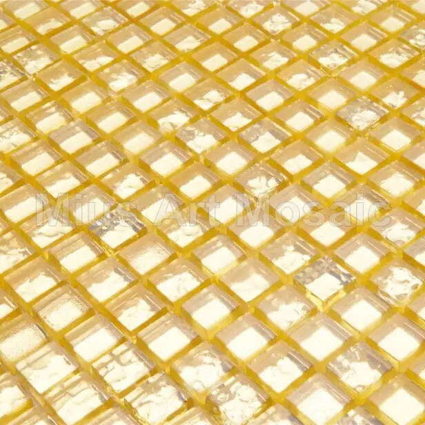

Pure gold glass mosaic Bisazaa tile for kitchen backsplash A5TC-1301