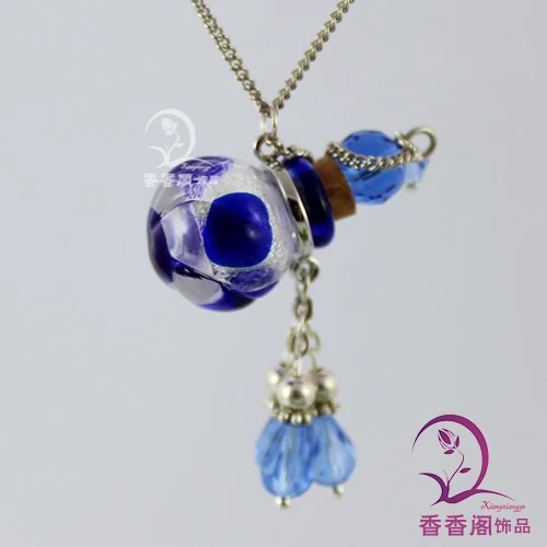 Ожерелье с искусственным шариком флакон для духов ожерелье подвеской в виде
