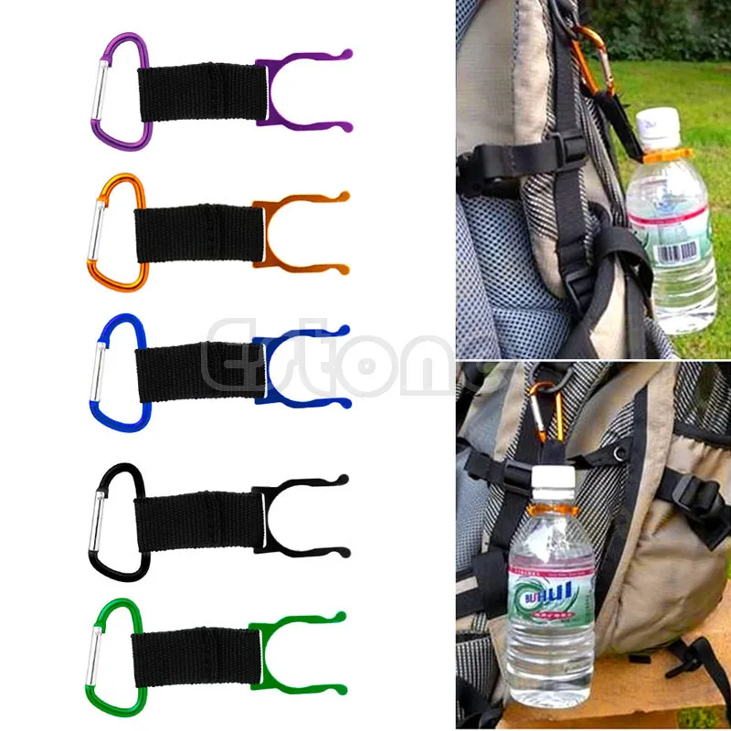1/5 шт. карабин бутылка воды Пряжка крюк клипса для крепления тефона отдыха
