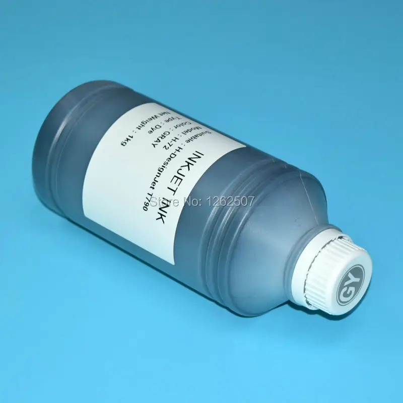 Чернила на водной основе для HP design jet T610 T770 T790 T795 T1100 T1200 T1300 T2300 чернила 1 л 72 1000 мл|dye