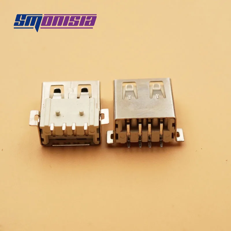 100 шт. 4P USB гнездовой разъем SMD экологически чистые материалы патч|patches patches|l