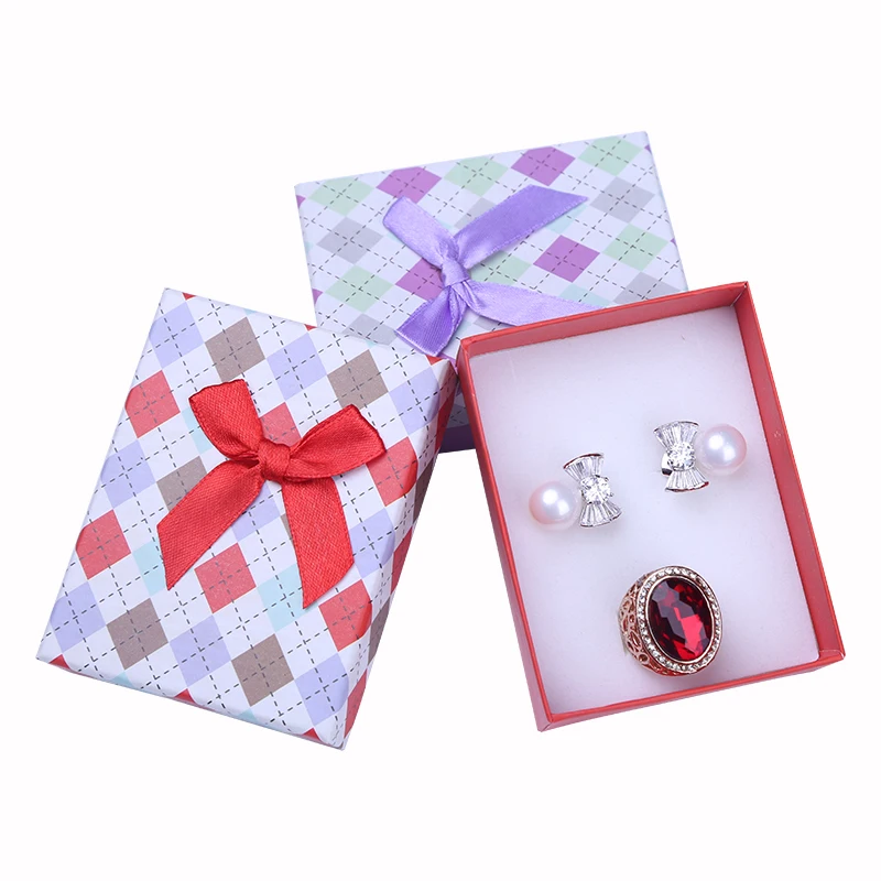 12 шт. Подарочная коробка для ювелирных изделий разных цветов A Bijoux Cajas Para Joyas