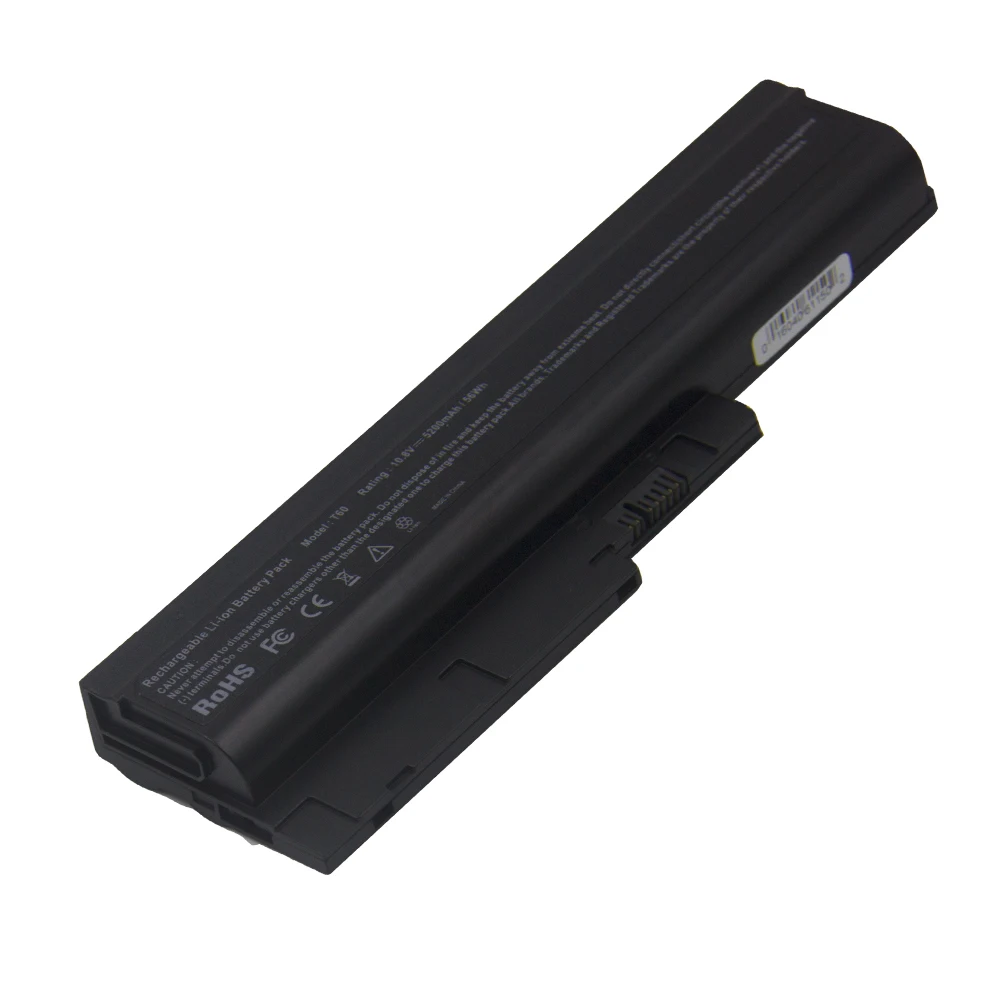 JIGU Оптовая продажа Новый ноутбук батарея 92P1138 42T5233 для ThinkPad R60 R60e R61 R61e R61i T60 T60p T61 T61p